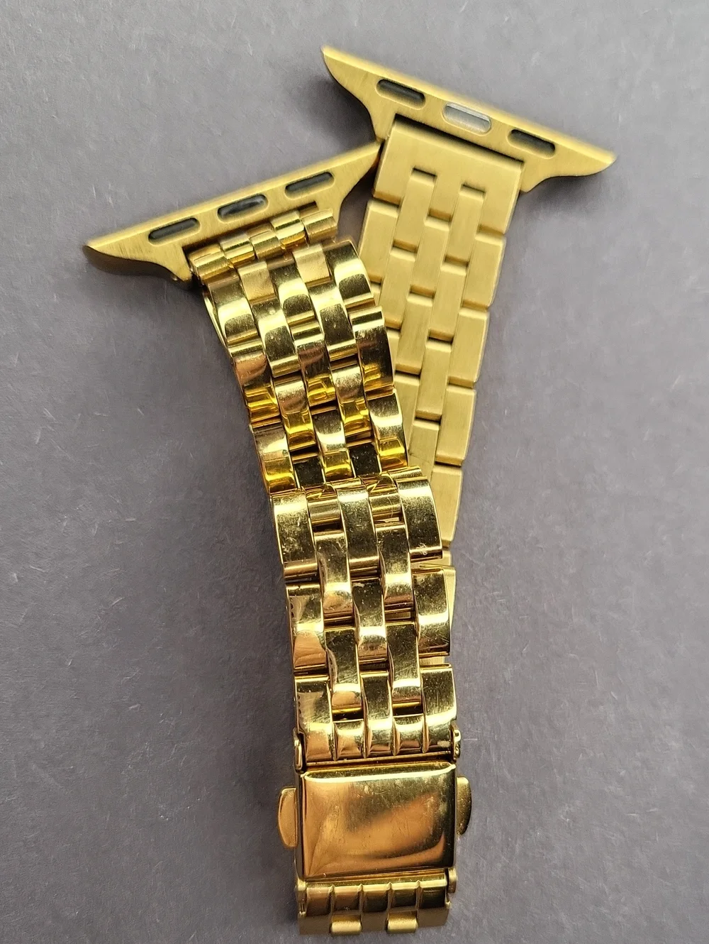 Gold Stainless Steel Smartwatch Band